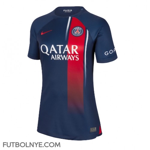 Camiseta Paris Saint-Germain Primera Equipación para mujer 2023-24 manga corta